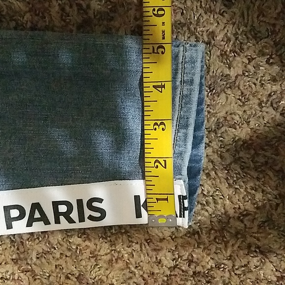 Karl Lagerfeld Blue Women's Jeans, Size:6, Measurements In Pictures - Picture 11 of 11